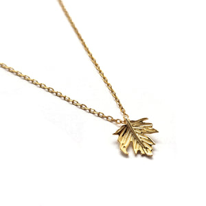 Petite Leaf Necklace-Necklaces-Manali Shinde-Pistachios
