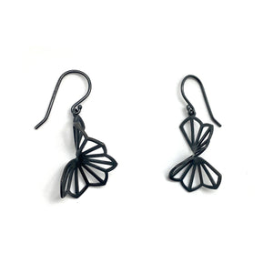 Petite Origami Flower Earrings-Earrings-Karin Jacobson-Pistachios