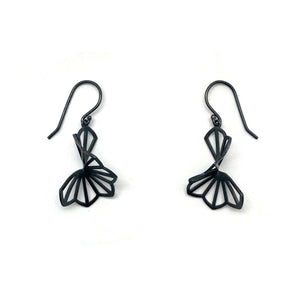 Petite Origami Flower Earrings-Earrings-Karin Jacobson-Pistachios