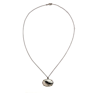 Petite Pearl Bird Pendant-Necklaces-Kelly Jean Conroy-Pistachios