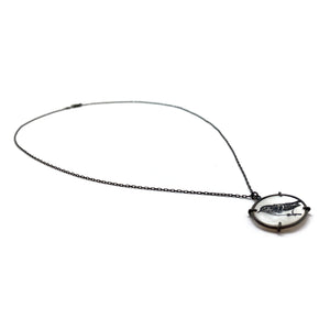 Petite Pearl Bird Pendant-Necklaces-Kelly Jean Conroy-Pistachios