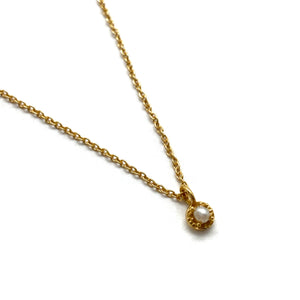 Petite Pearl Necklace-Necklaces-Julia Cabral-Pistachios