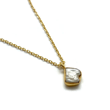 Petite Pearl Pendant Necklace
