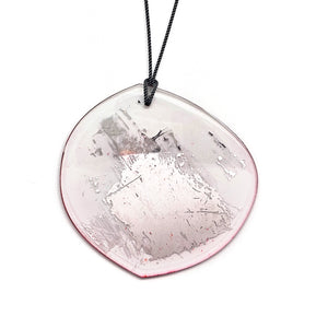 Pink Acrylic & Gallium Necklace-Necklaces-Yookyung Song-Pistachios