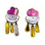 Pink Cocktail Earrings-Earrings-Nikki Couppee-Pistachios