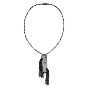 Pink Druzy Convertible Necklace-Necklaces-Heather Guidero-Pistachios