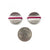 Pink Elastic Sterling Silver Earrings-Earrings-Gilly Langton-Pistachios
