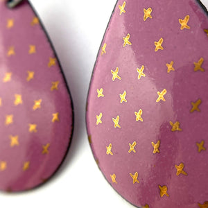 Pink Enamel Earrings-Earrings-Jenne Rayburn-Pistachios