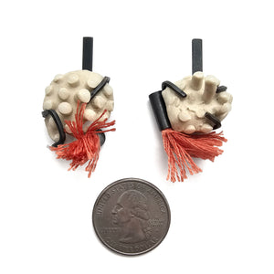 Pink Flamingo Earrings-Earrings-Mélanie Denis-Pistachios