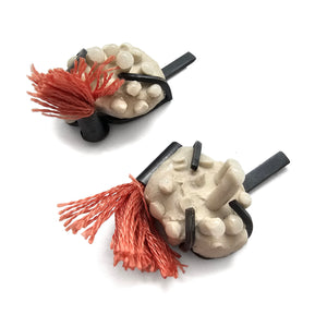 Pink Flamingo Earrings-Earrings-Mélanie Denis-Pistachios