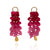 Pink Floating Leaves Earrings-Earrings-Eve Balashova-Pistachios