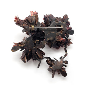 Pink Flora Curiosa Brooch-Pins-Hanna Liljenberg-Pistachios