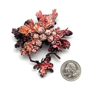 Pink Flora Curiosa Brooch-Pins-Hanna Liljenberg-Pistachios