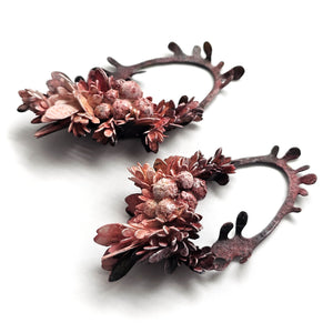 Pink Flora Curiosa Earrings-Earrings-Hanna Liljenberg-Pistachios