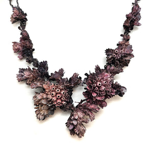 Pink Flora in Dubio Necklace-Necklaces-Hanna Liljenberg-Pistachios