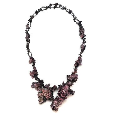 Pink Flora in Dubio Necklace