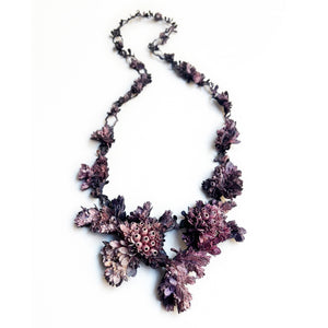 Pink Flora in Dubio Necklace-Necklaces-Hanna Liljenberg-Pistachios