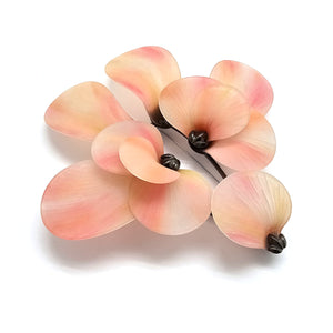 Pink Floral Brooch - Pistachios