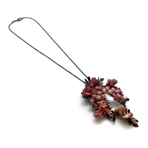 Pink Floral Necklace-Necklaces-Hanna Liljenberg-Pistachios