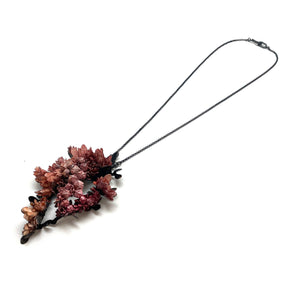 Pink Floral Necklace-Necklaces-Hanna Liljenberg-Pistachios