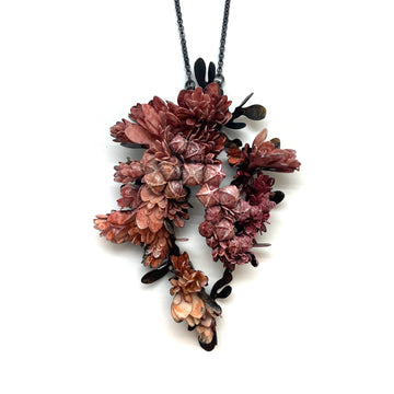 Pink Floral Necklace