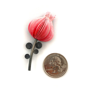 Pink Flower Brooch-Pins-Naoko Yoshizawa-Pistachios