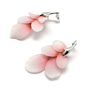 Pink Flowering Earrings-Earrings-YeJin Choi-Pistachios