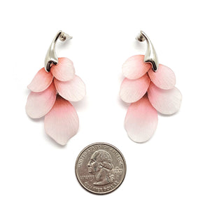 Pink Flowering Earrings-Earrings-YeJin Choi-Pistachios