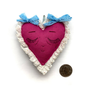 Pink Heart Brooch-Pins-Jillian Vang-Pistachios