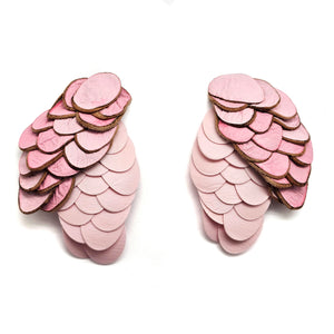 Pink Lady III Earrings-Earrings-Karin Roy Andersson-Pistachios