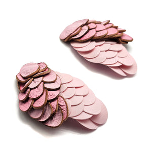 Pink Lady III Earrings-Earrings-Karin Roy Andersson-Pistachios