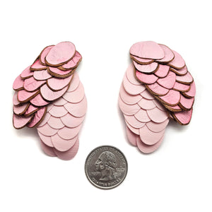 Pink Lady III Earrings-Earrings-Karin Roy Andersson-Pistachios