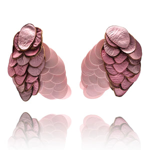 Pink Lady III Earrings-Earrings-Karin Roy Andersson-Pistachios