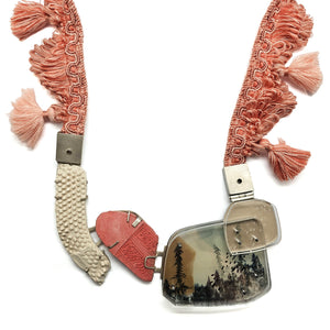 Pink Necklace-Necklaces-Mélanie Denis-Pistachios