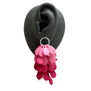 Pink Ombre Cluster Earrings-Earrings-Eve Balashova-Pistachios