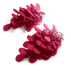 Pink Ombre Cluster Earrings-Earrings-Eve Balashova-Pistachios