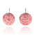 Pink Painted Cherry Blossom Earrings-Earrings-Huiyu Chiu-Pistachios