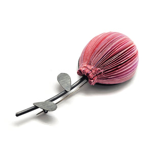 Pink Paper Flower Brooch-Pins-Naoko Yoshizawa-Pistachios