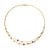 Pink Petite Collar Necklace-Necklaces-Bernd Wolf-Pistachios