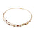 Pink Petite Collar Necklace-Necklaces-Bernd Wolf-Pistachios