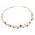 Pink Petite Collar Necklace-Necklaces-Bernd Wolf-Pistachios