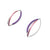 Pink & Purple 3D Bow Earrings - Round Tubing-Earrings-Ursula Muller-Pistachios