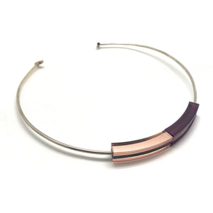 Pink & Purple Mirror Necklace-Necklaces-Marianne Villalobos-Pistachios
