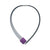 Pink & Purple "V" Necklace-Necklaces-Ursula Muller-Pistachios