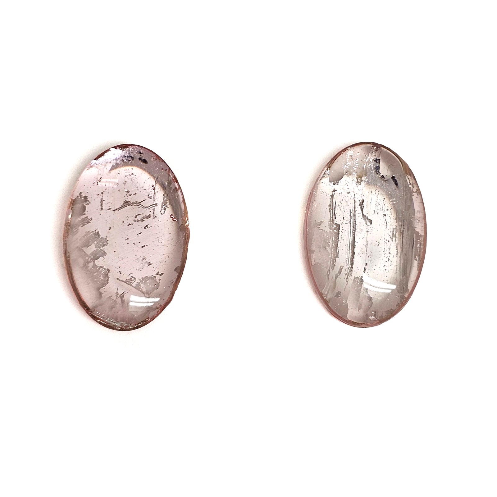 Pink Reflection Studs-Earrings-Yookyung Song-Pistachios