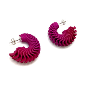 Pink Shell Hoops-Earrings-Lynne MacLachlan-Pistachios