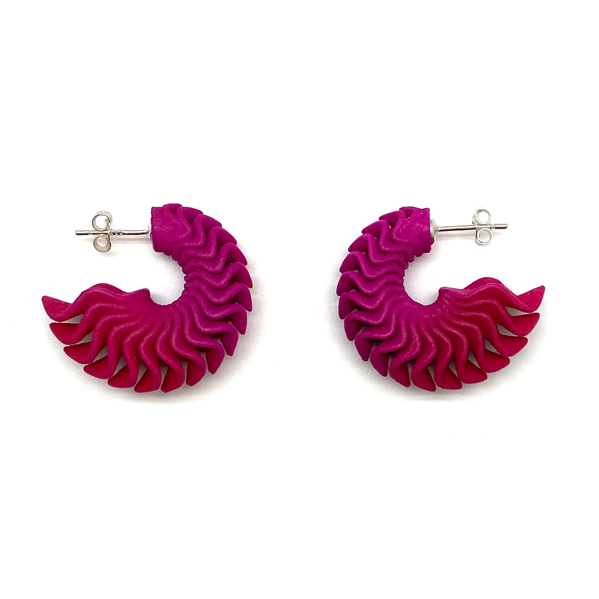 Pink Shell Hoops-Earrings-Lynne MacLachlan-Pistachios