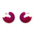 Pink Shell Hoops-Earrings-Lynne MacLachlan-Pistachios