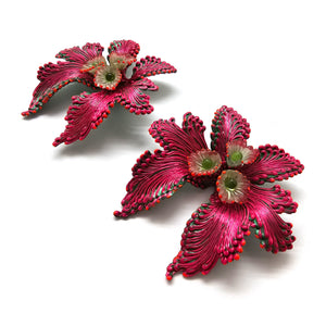 Pink Swallowtail Earrings-Earrings-Carina Shoshtary-Pistachios