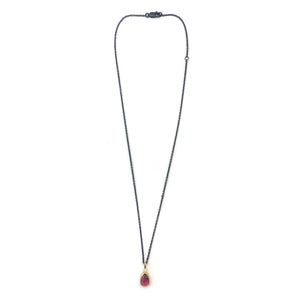 Pink Tourmaline Necklace-Necklaces-Karin Jacobson-Pistachios